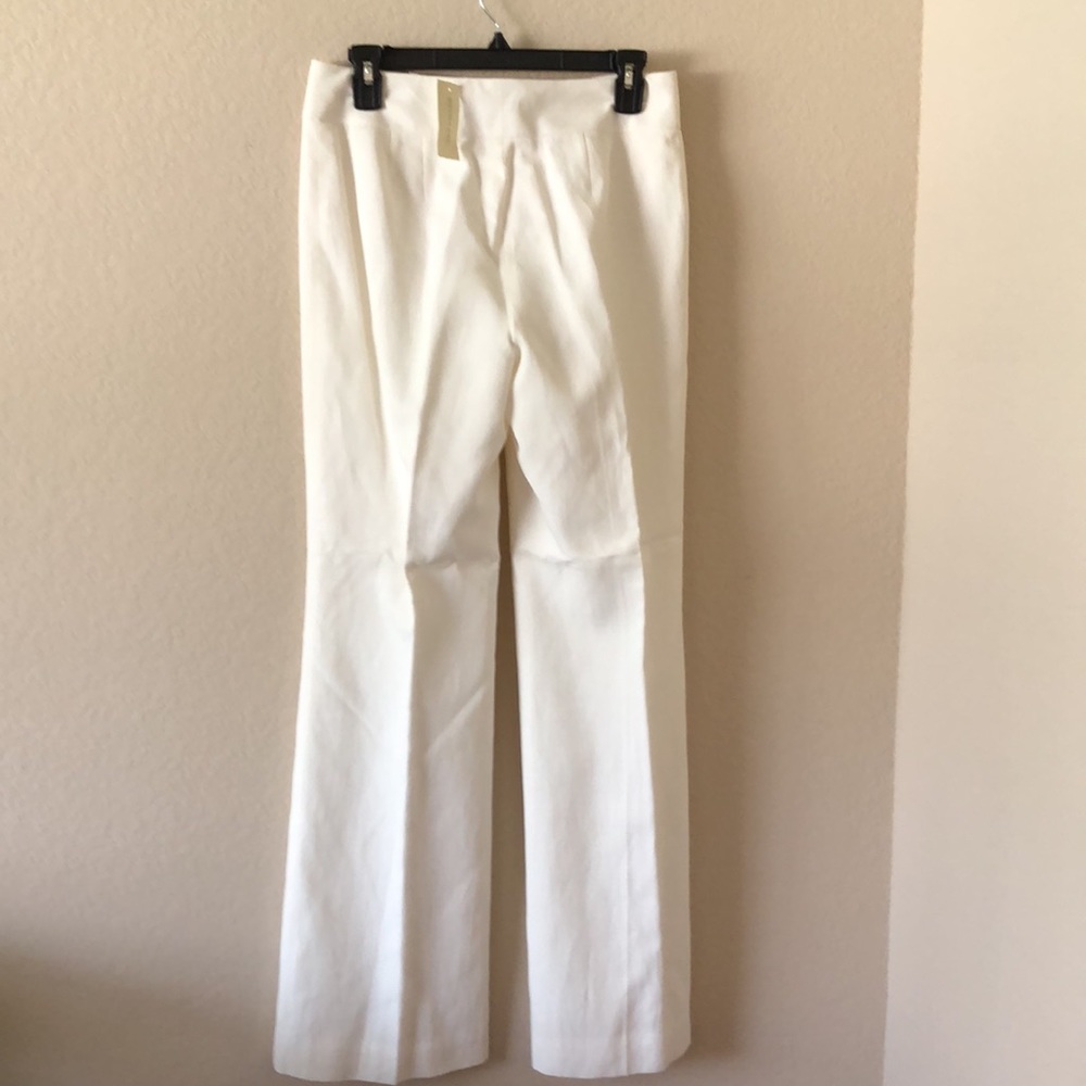 Semi wide leg pinstripe pants, trousers, new - Picture 2 of 4